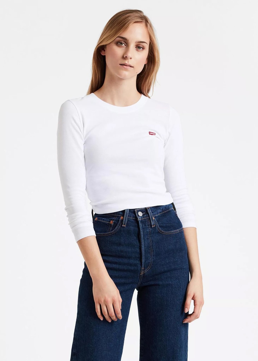 Ls Baby Tee, White +, Xl, T-Shirts | Dam - Kläder - T-shirts | Padelspecialisterna