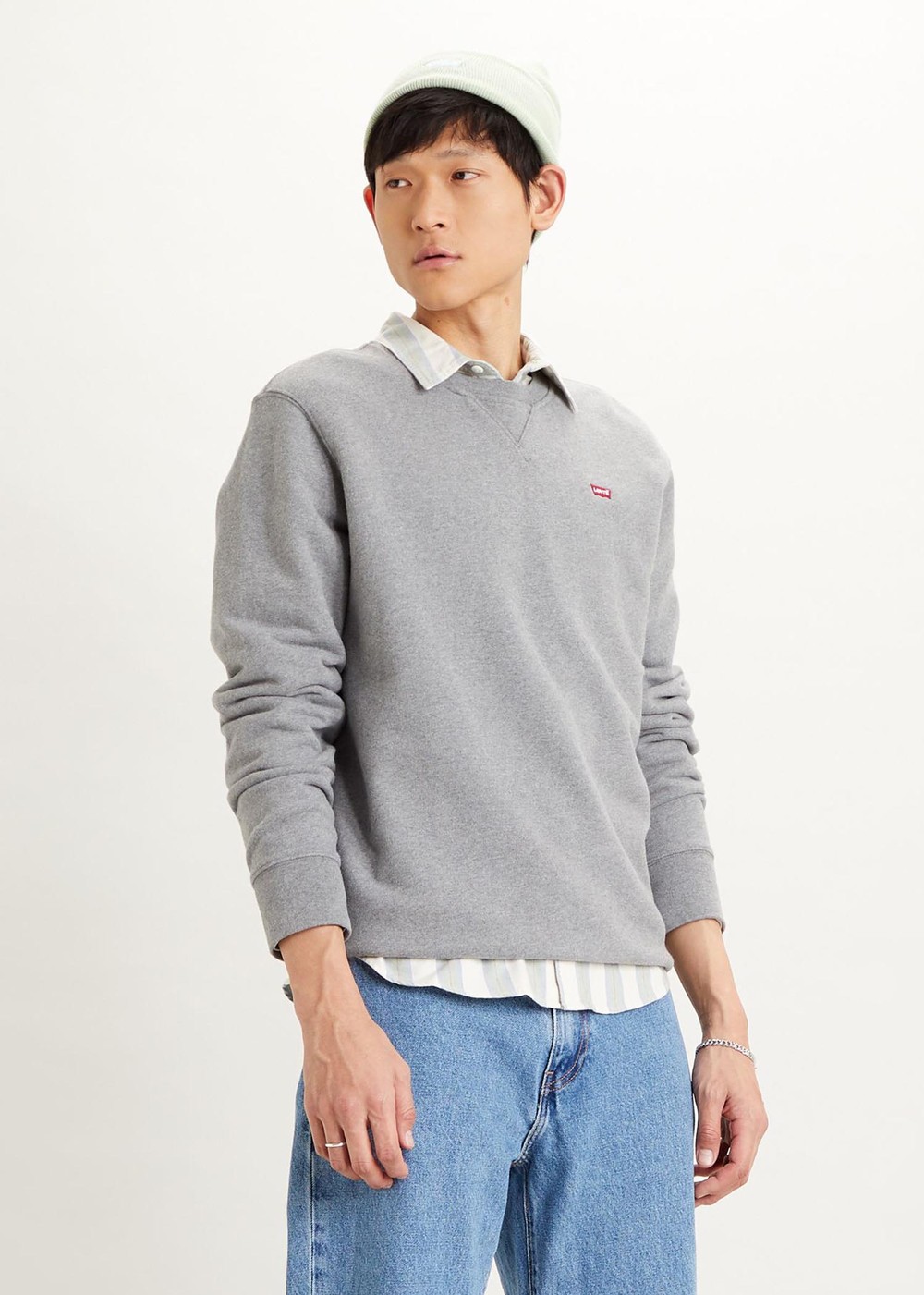 The Original Hm Crew Navy Blaz, Chisel Gre, Xs, Sweatshirts | Herr - Kläder - Tröjor - Sweatshirts | Padelspecialisterna