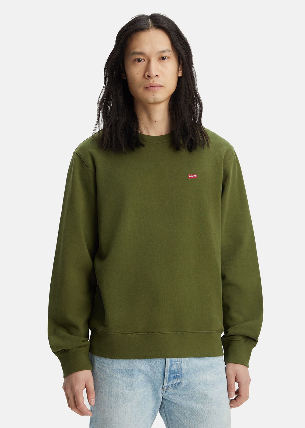 The Original Hm Crew Navy Blaz, Sea Moss, S, Sweatshirts | Herr - Kläder - Tröjor - Sweatshirts | Padelspecialisterna