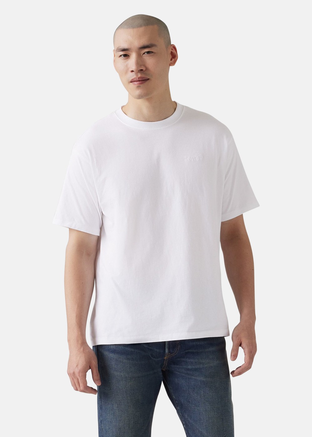 Red Tab Vintage Tee White + Je, White +, S, T-Shirts | Herr - Kläder - T-shirts | Padelspecialisterna