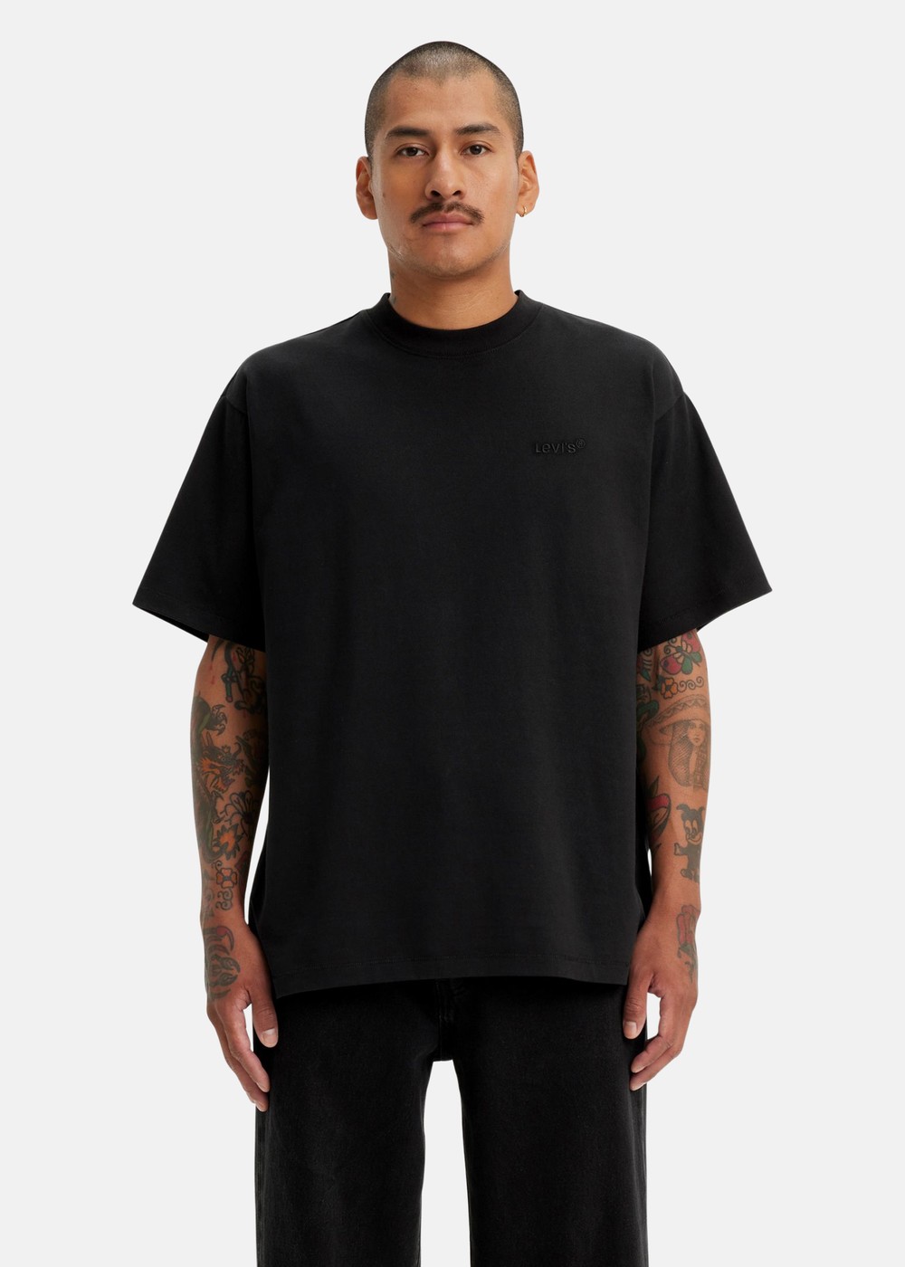Red Tab Vintage Tee White + Je, Mineral Bl, L, T-Shirts | Herr - Kläder - T-shirts | Padelspecialisterna