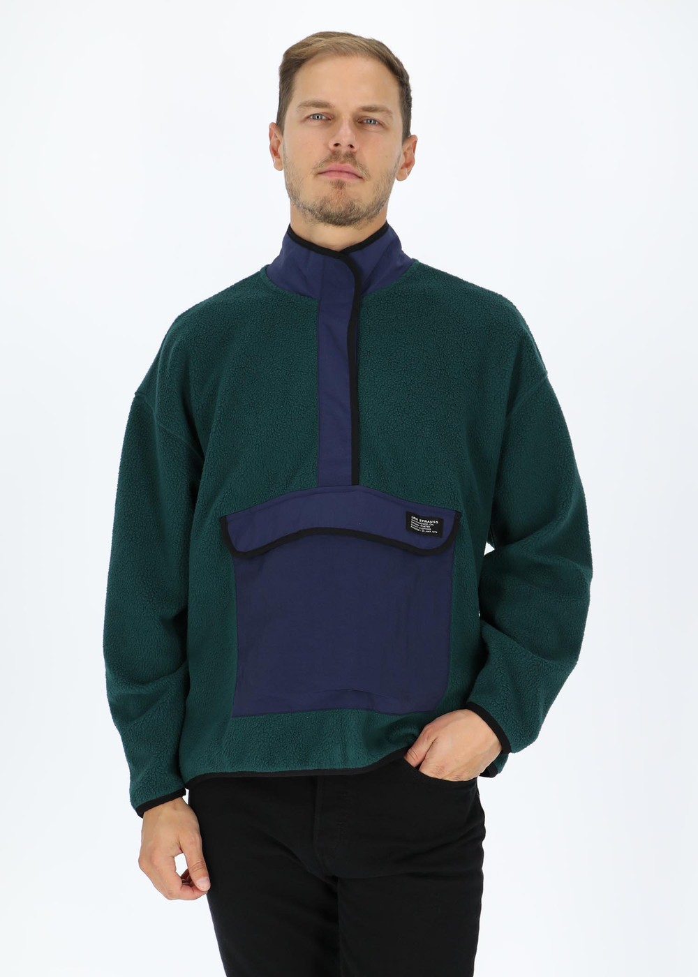 Polar Fleece Mock Neck, Arctic Pon, S, Fleecetröjor | Herr - Kläder - Tröjor - Fleecetröjor | Padelspecialisterna