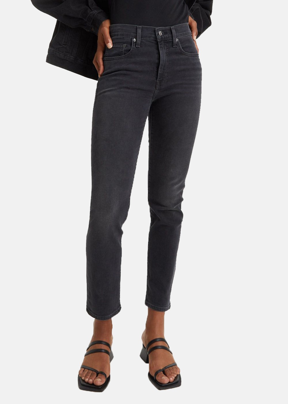 724 High Rise Straight, Z9777 Blac, 25/30, Jeans | Dam - Kläder - Byxor - Jeans | Padelspecialisterna