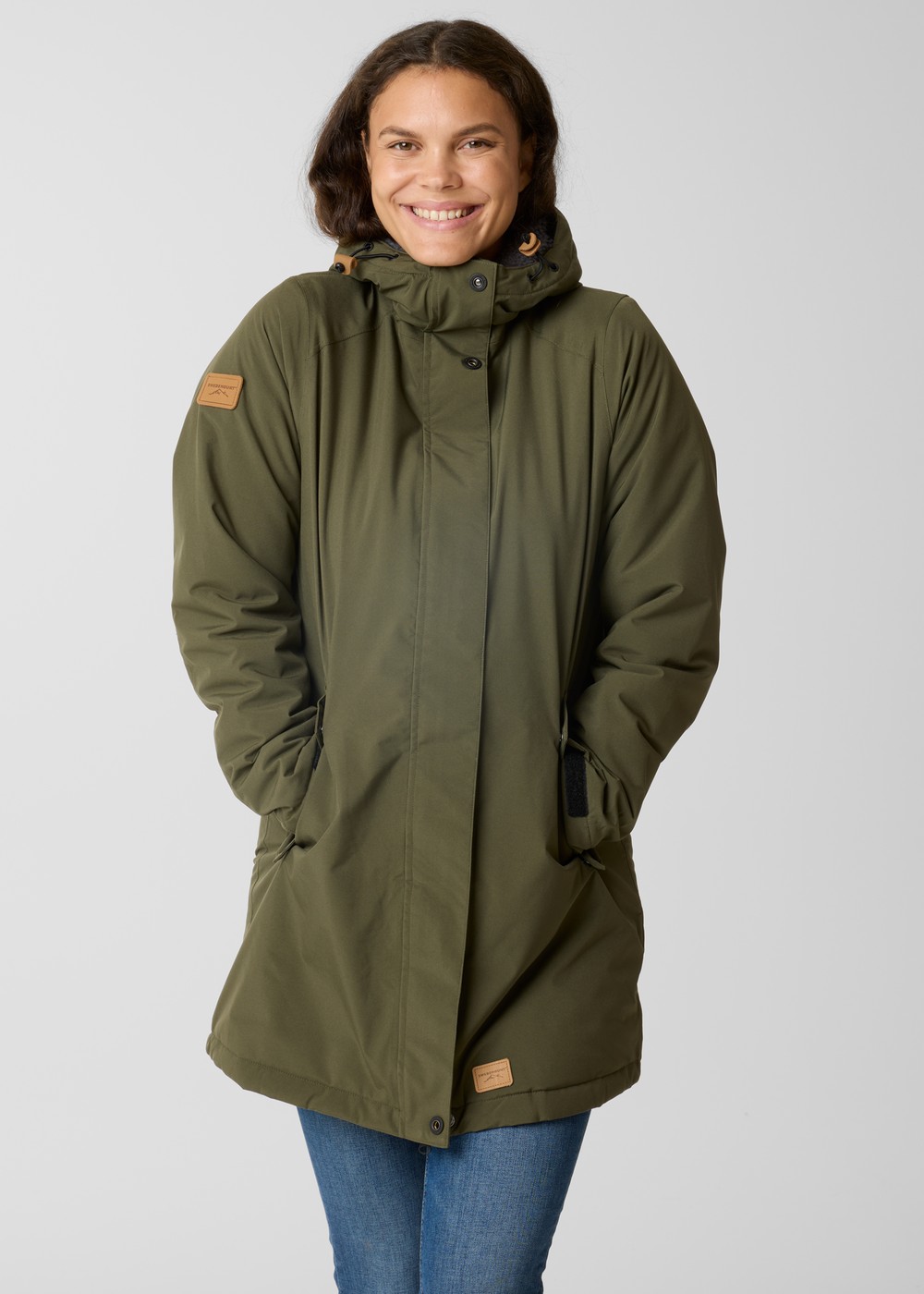 Sarek Insulated Coat W, Misty Olive, 38, Vårjackor | Dam - Kläder - Jackor - Vårjackor | Padelspecialisterna