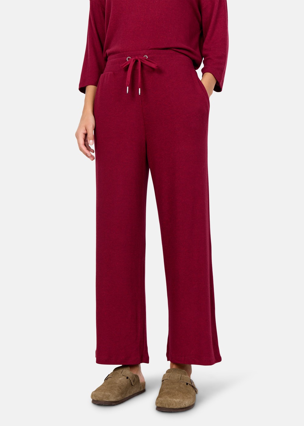 Sc-Biara 74, Dark Red Mel, 2xl, Sweatpants | Dam - Kläder - Byxor - Sweatpants | Padelspecialisterna