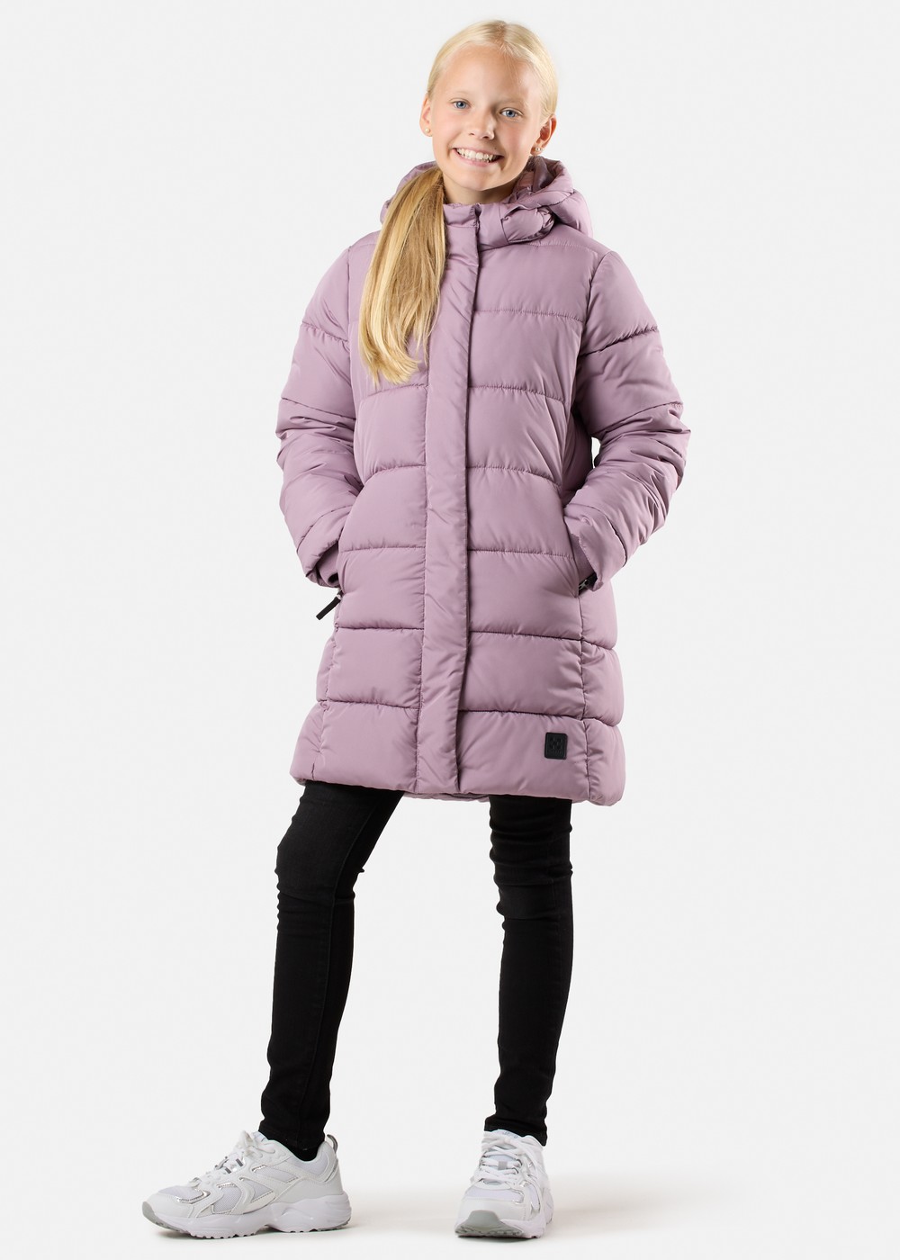 Stockholm Coat Jr, Pale Mauve, 140, Vårjackor | Junior - Kläder - Jackor - Vårjackor | Padelspecialisterna