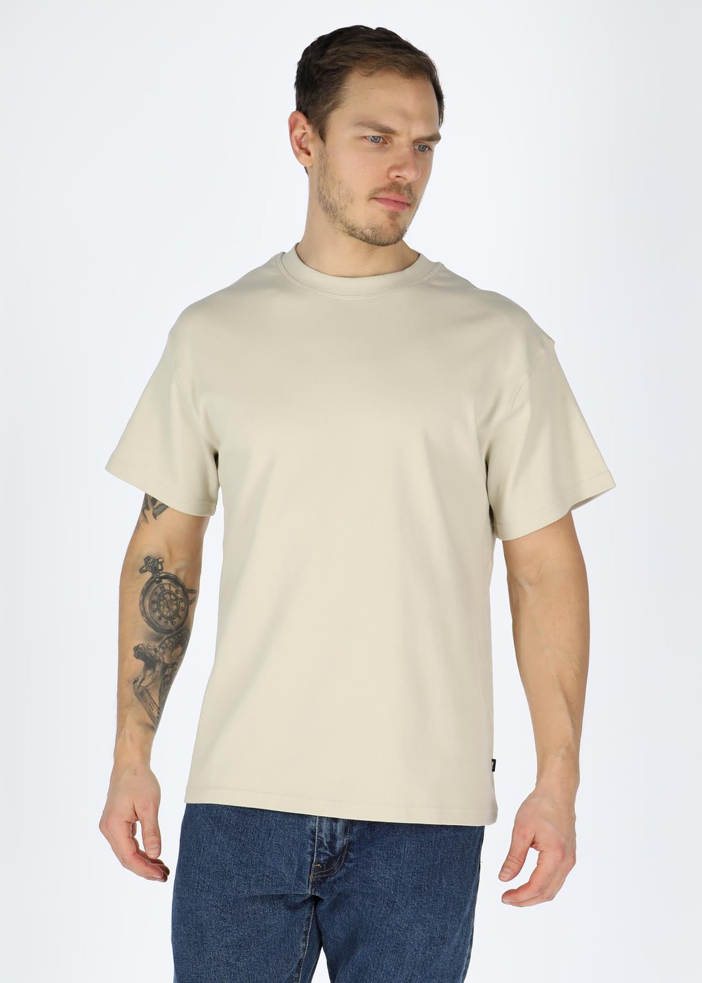 Sddanton, Oatmeal, M, T-Shirts | Herr - Kläder - T-shirts | Padelspecialisterna