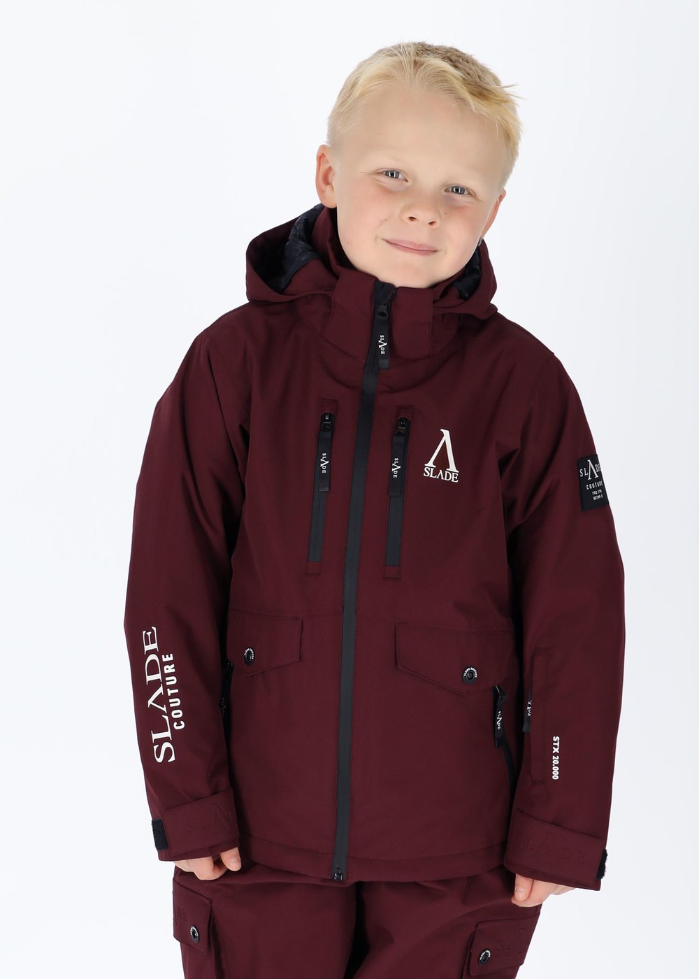 Aspen Shell Jacket Jr, Burgundy, 130, Skidjackor | Sport & aktivitet - Sporter - Alpin skidåkning - Skidjackor | Padelspecialisterna