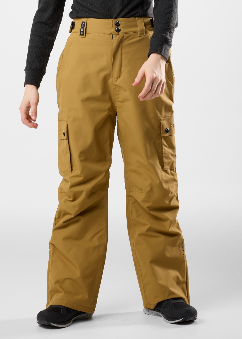 Aspen Shell Pants Jr, Khaki, 130, Överdragsbyxor | Junior - Kläder - Byxor - Överdragsbyxor | Padelspecialisterna