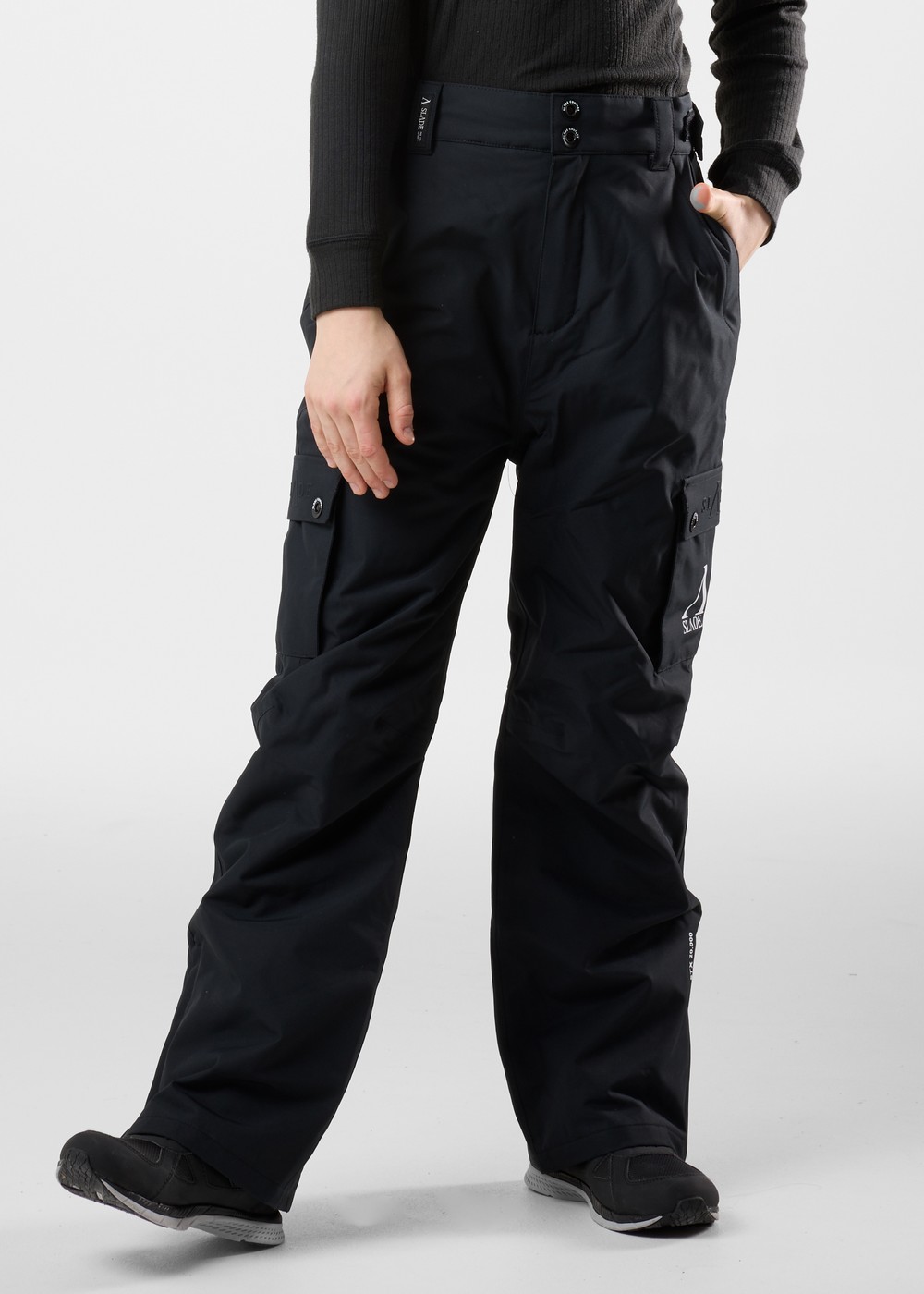 Aspen Shell Pants Jr, Black, 130, Överdragsbyxor | Junior - Kläder - Byxor - Överdragsbyxor | Padelspecialisterna