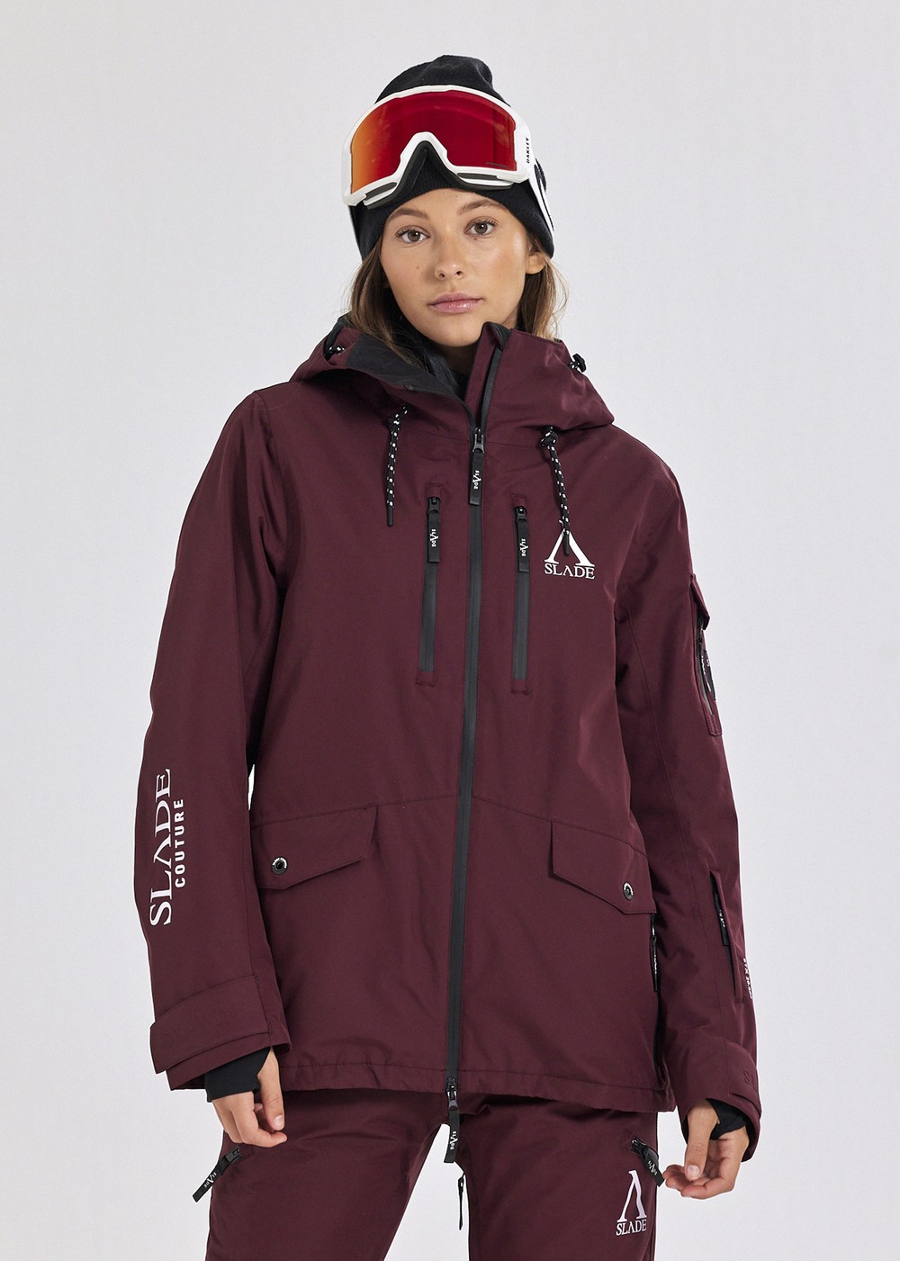 Aspen Shell Jacket W, Burgundy, 44, Skidjackor | Dam - Kläder - Jackor - Skidjackor | Padelspecialisterna