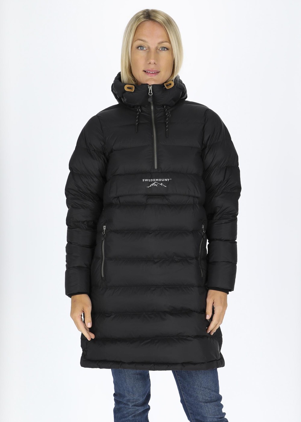 Östersund Down Anorak Long W, Black/Black, 44, Anorak | Dam - Kläder - Jackor - Anorak | Padelspecialisterna