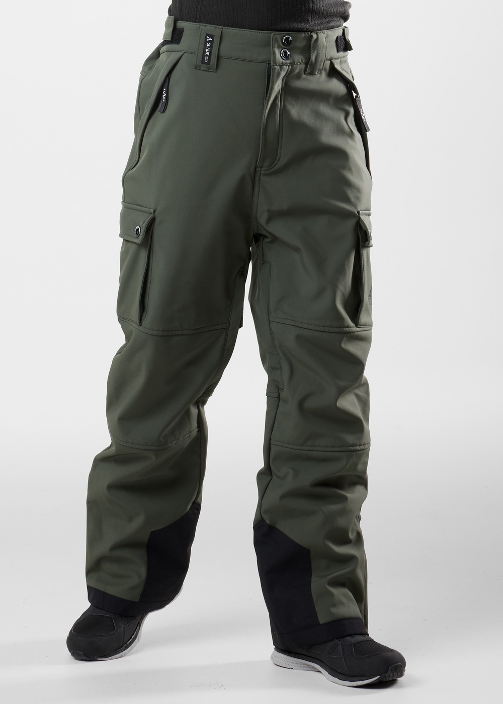Colorado Softshell Cargo Pants Jr, Olive, 130, Snowboardbyxor | Sport & aktivitet - Sporter - Snowboard - Snowboardbyxor | Padelspecialisterna