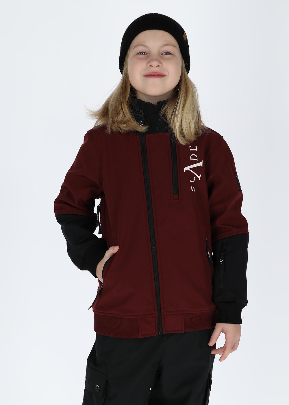 Colorado Softshell Jacket Jr, Burgundy/Black, 150, Snowboardjackor | Sport & aktivitet - Sporter - Snowboard - Snowboardjackor | Padelspecialisterna
