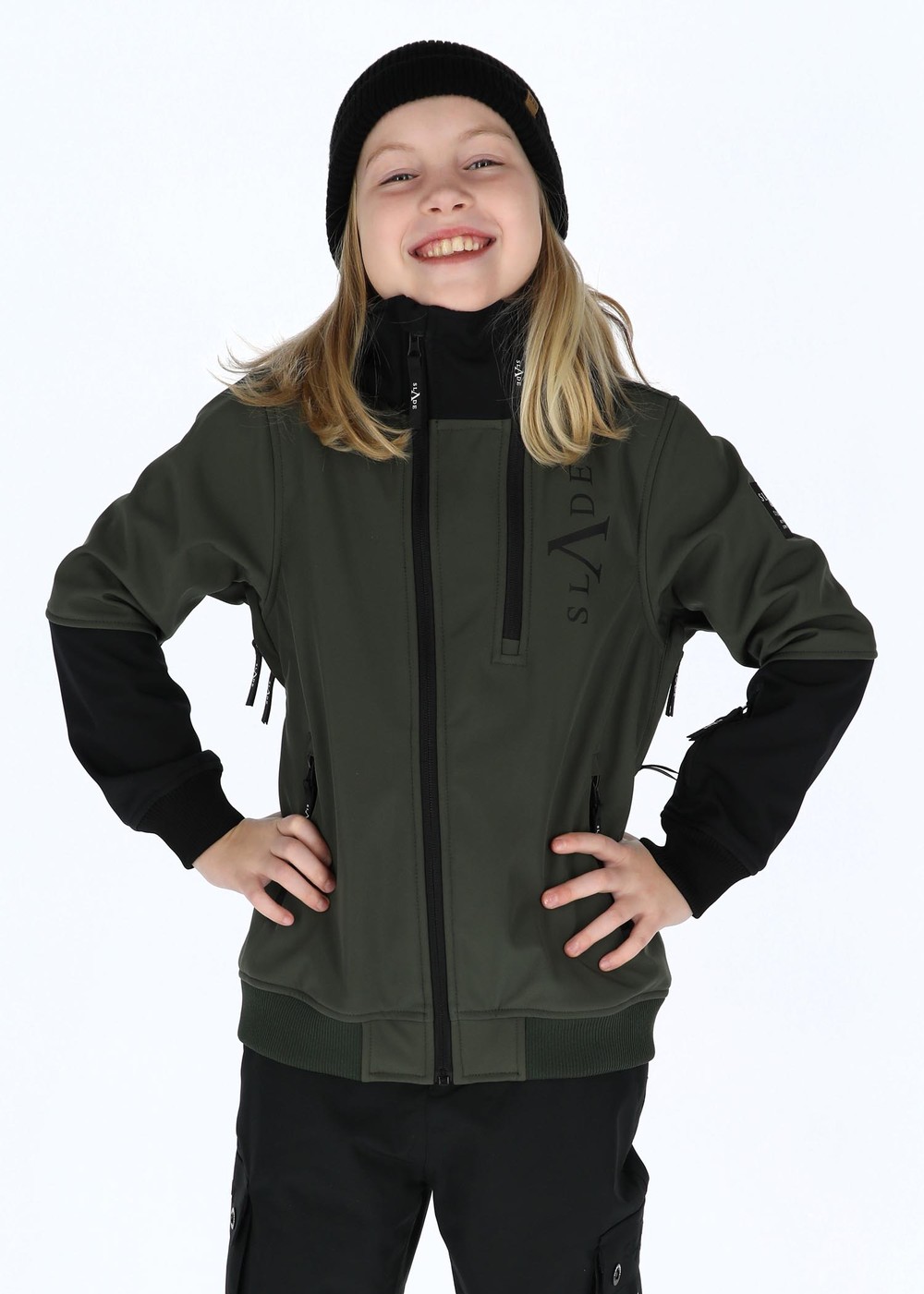Colorado Softshell Jacket Jr, Olive/Black, 130, Snowboardjackor | Sport & aktivitet - Sporter - Snowboard - Snowboardjackor | Padelspecialisterna