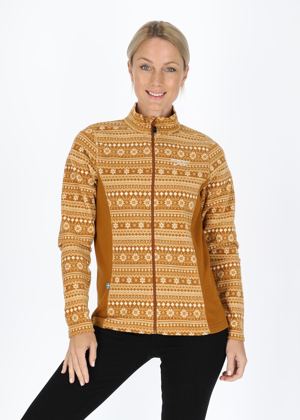 Idre Fleece Ii W, Almond/White, 42, Fleecetröjor | Dam - Kläder - Tröjor - Fleecetröjor | Padelspecialisterna