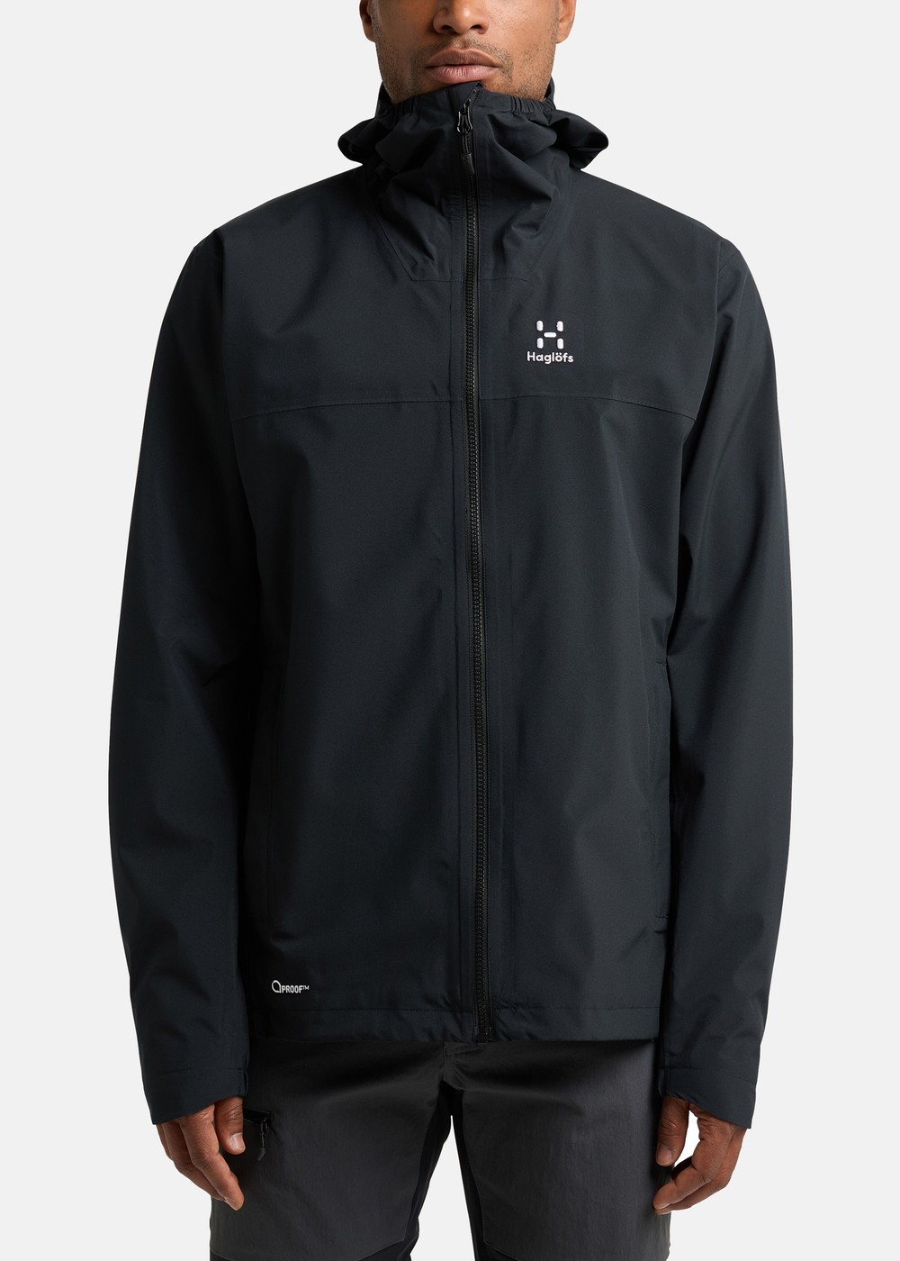 Korp Proof Jacket Men, True Black, Xl, Regnjackor | Herr - Kläder - Regnkläder - Regnjackor | Padelspecialisterna