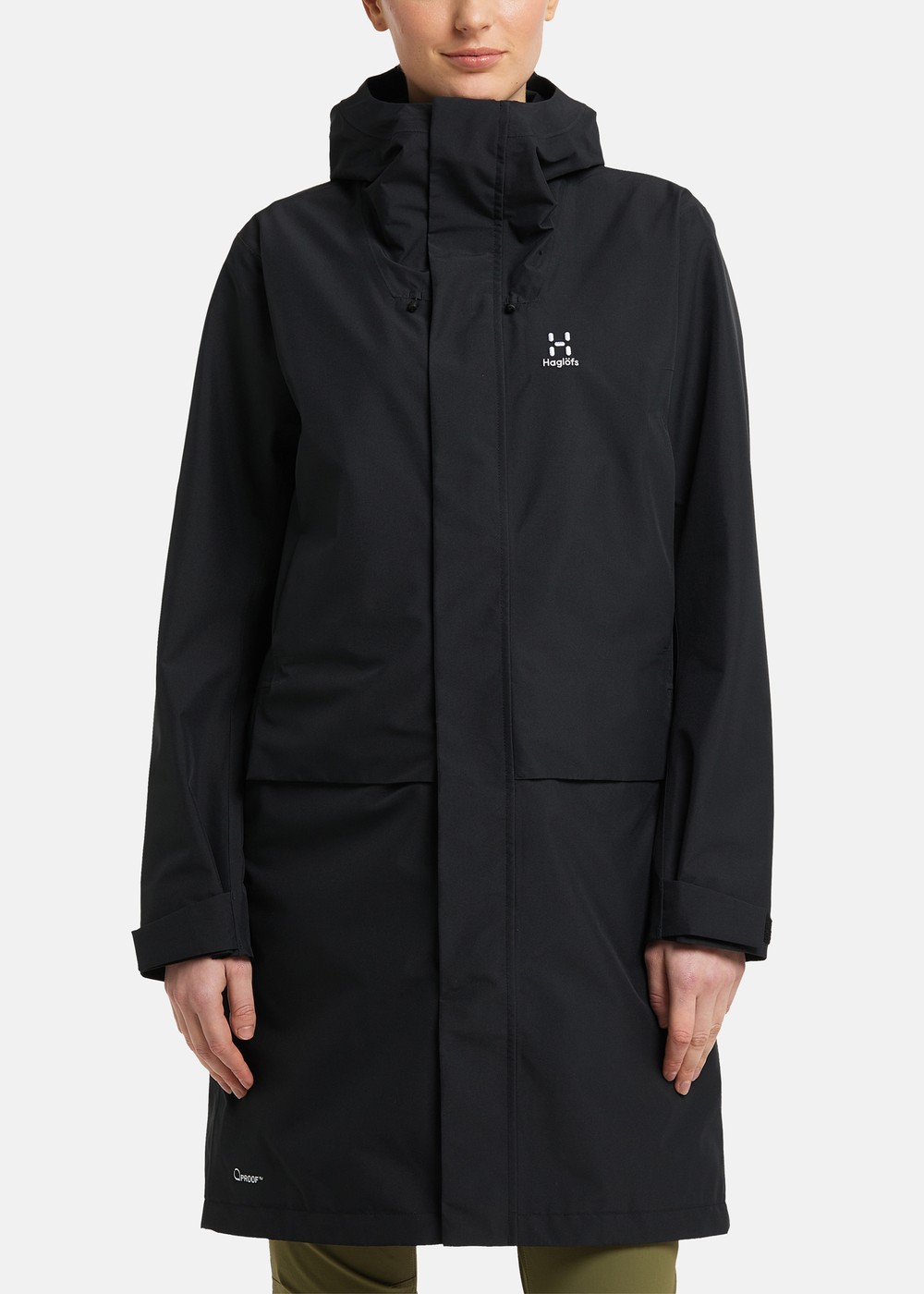 Aria Proof Parka Women, True Black, L, Jackor | Dam - Aktivitet - Outdoorkläder - Jackor | Padelspecialisterna