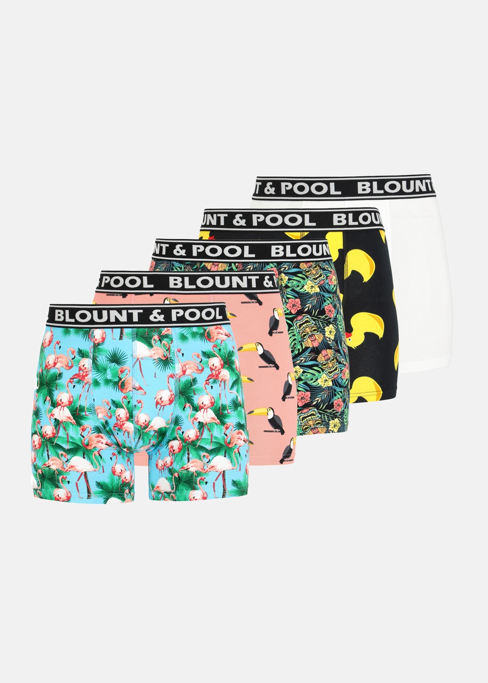 Boxer Shorts 5-Pack, Black Yellow Duck, Xs, Underkläder | Herr - Kläder - Underkläder | Padelspecialisterna