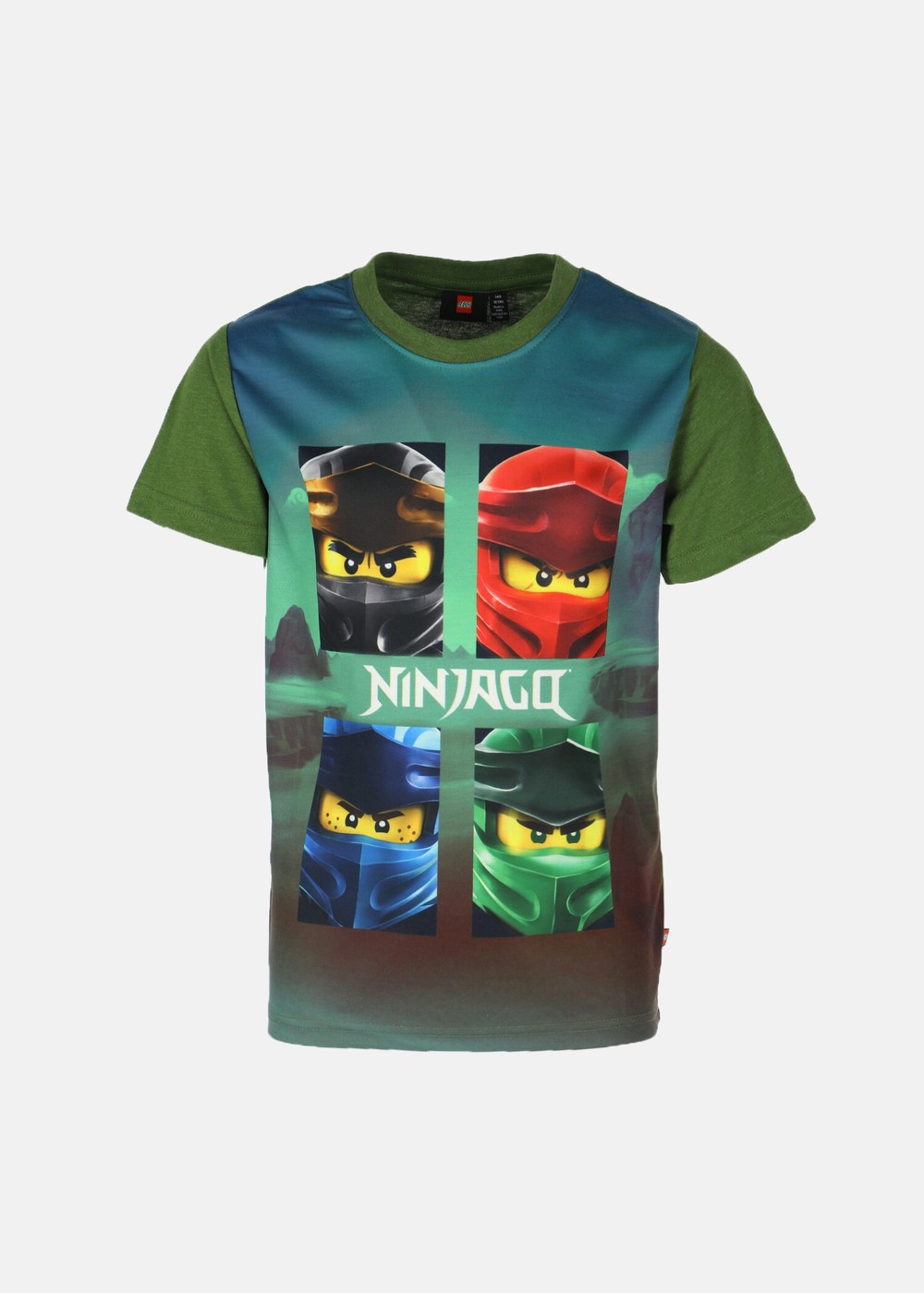 Lwtaylor 120 - Ss T-Shirt, Green Melange, 110, T-Shirts | Junior - Kläder - T-shirts | Padelspecialisterna
