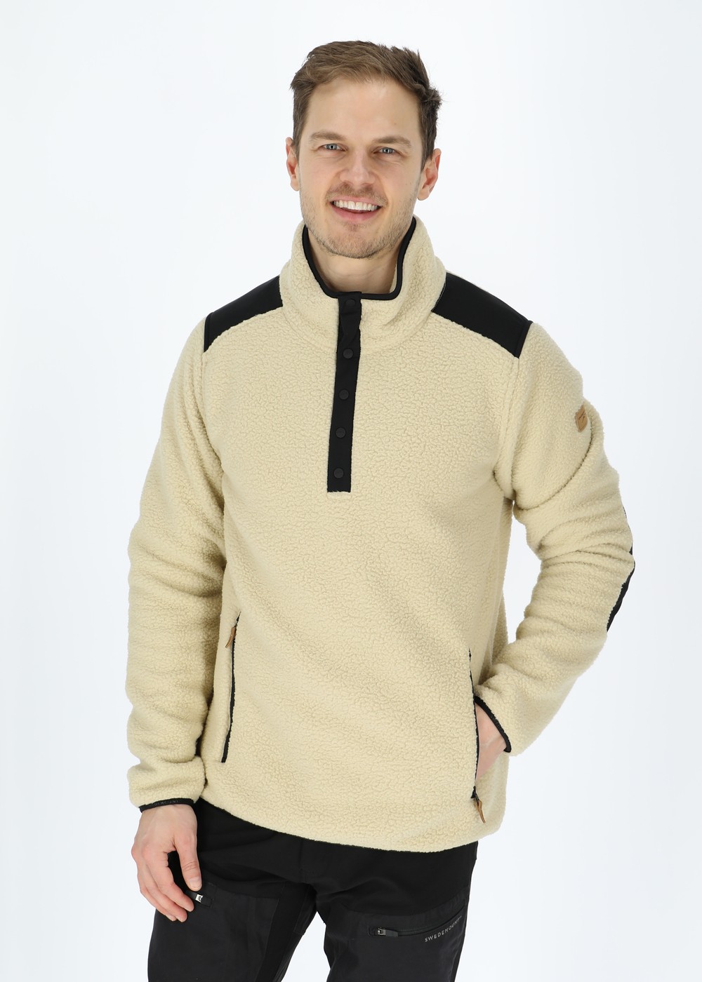 Nordkap Pile Halfneck, Sand/Black, 3xl, Tröjor | Herr - Aktivitet - Outdoorkläder - Tröjor | Padelspecialisterna