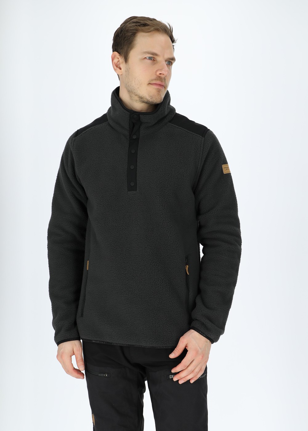 Nordkap Pile Halfneck, Dk. Charcoal/Black, Xl, Tröjor | Herr - Aktivitet - Outdoorkläder - Tröjor | Padelspecialisterna
