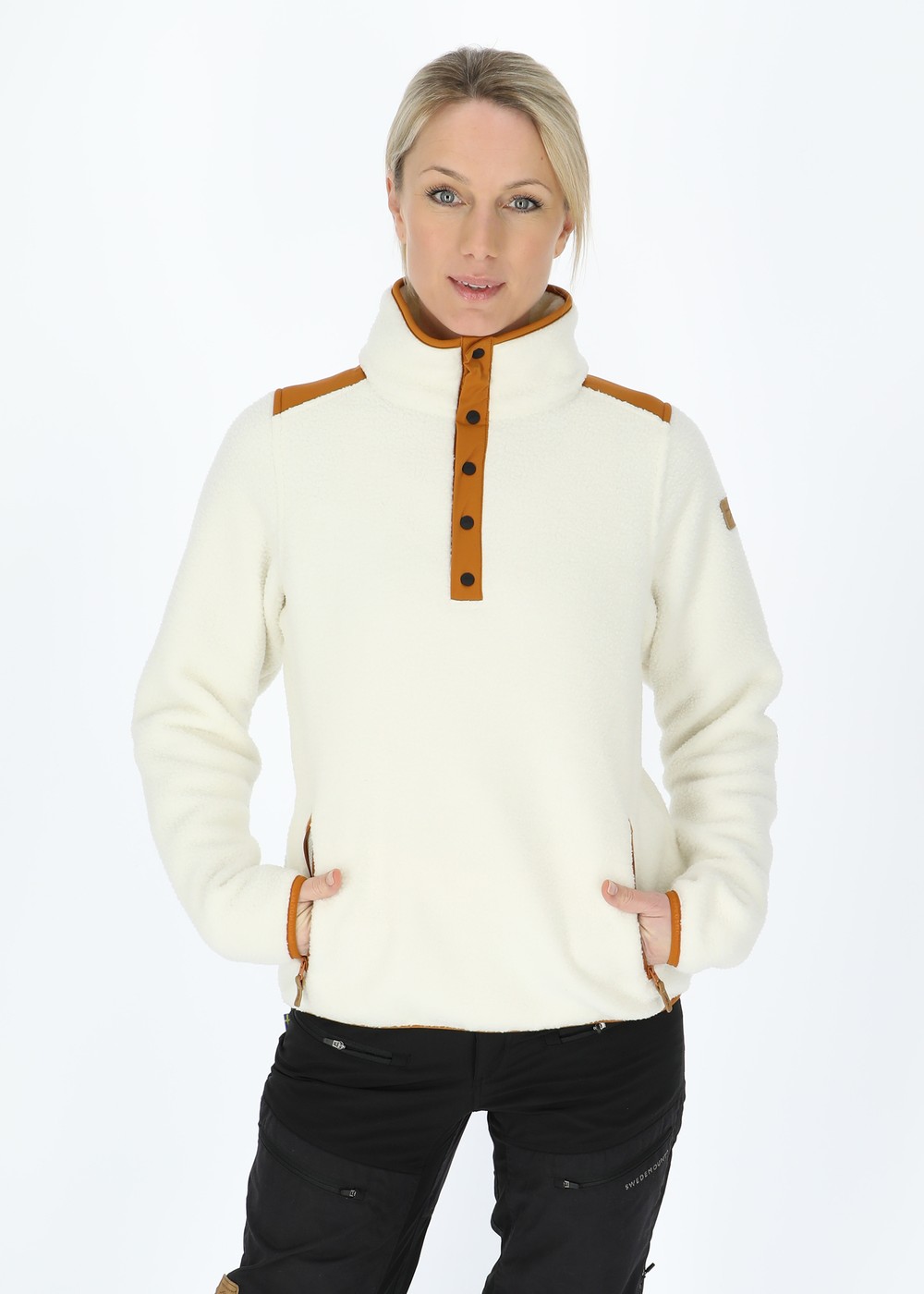 Nordkap Pile Halfneck W, Offwhite/Almond, 40, Fleecetröjor | Dam - Kläder - Tröjor - Fleecetröjor | Padelspecialisterna
