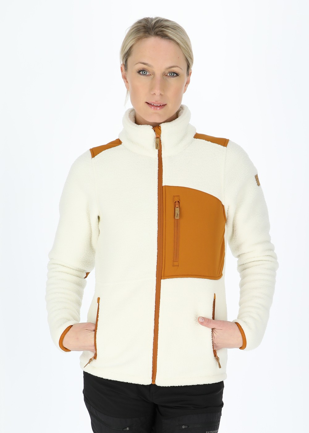 Nordkap Pile Jacket W, Offwhite/Almond, 46, Fleecetröjor | Dam - Kläder - Tröjor - Fleecetröjor | Padelspecialisterna