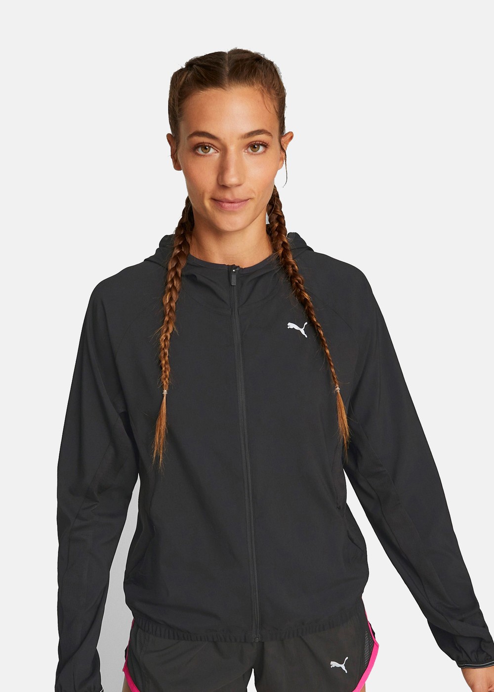 Run Lightweight Jacket W, Puma Black, Xs, Löparjackor | Dam - Aktivitet - Löparkläder - Löparjackor | Padelspecialisterna