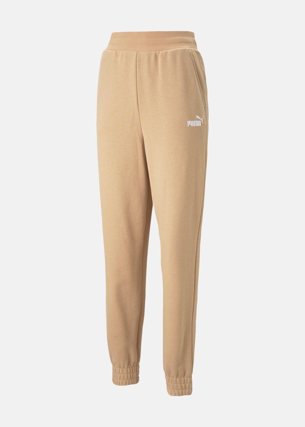 Ess+ Embroidery High-Waist Pan, Dusty Tan, Xl, Sweatpants | Dam - Aktivitet - Träningskläder - Sweatpants | Padelspecialisterna