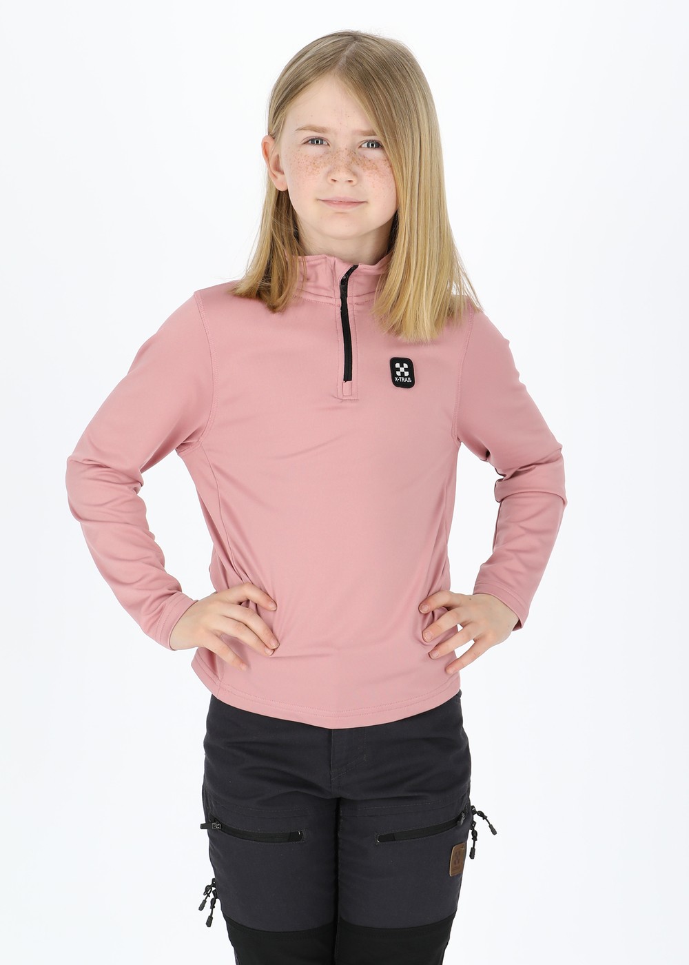 Active Halfzip Jr, Dusty Rose, 170, Sweatshirts | Junior - Kläder - Tröjor - Sweatshirts | Padelspecialisterna