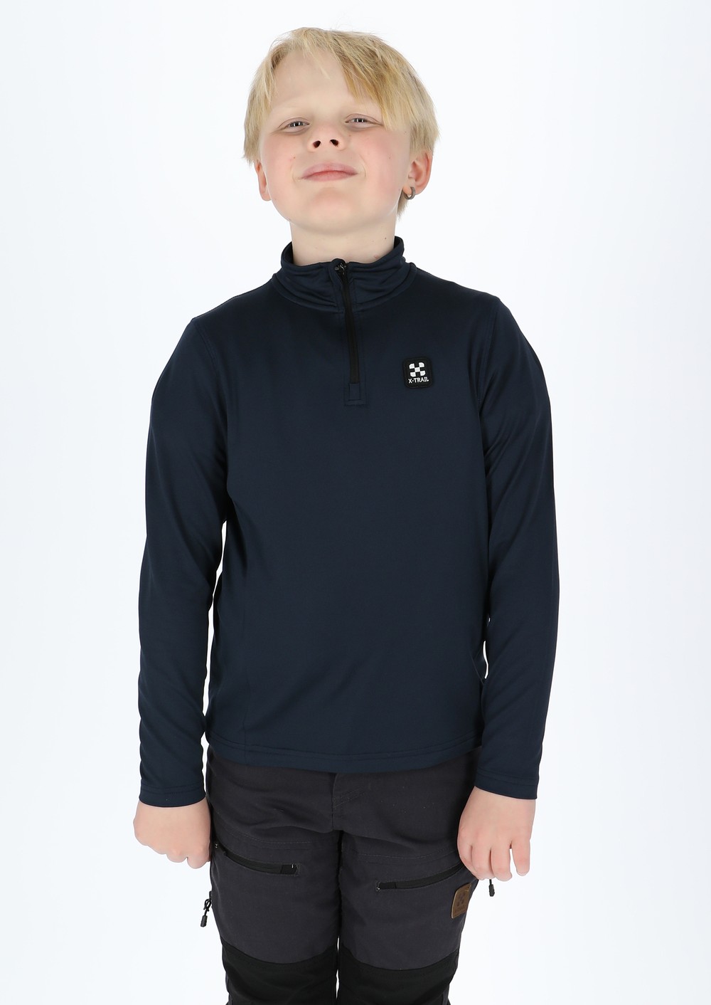 Active Halfzip Jr, Navy, 140, Sweatshirts | Junior - Kläder - Tröjor - Sweatshirts | Padelspecialisterna