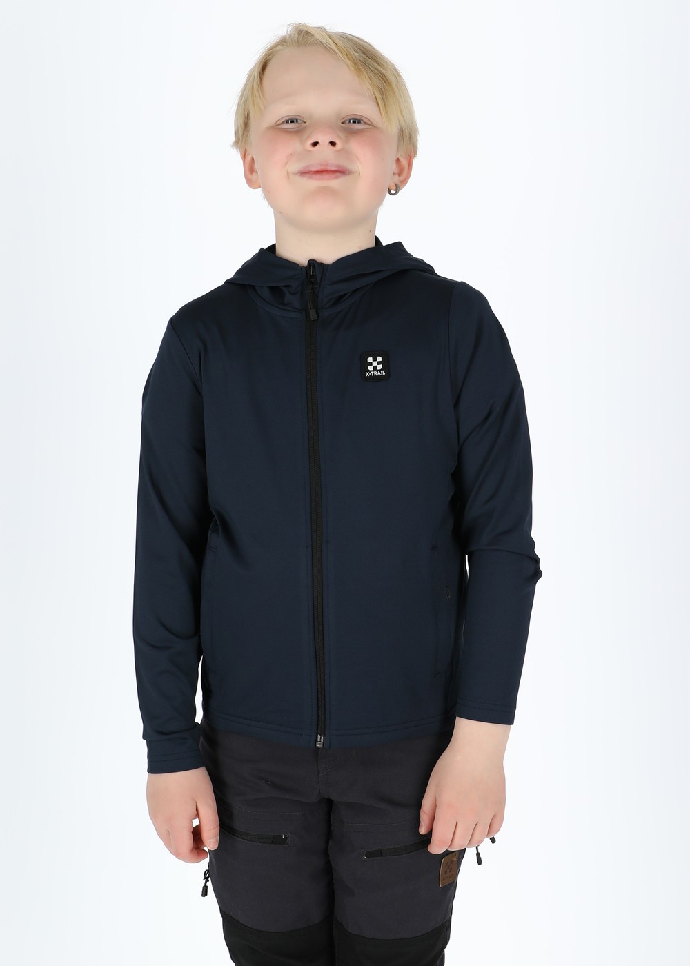 Active Fullzip Hood Jr, Navy, 150, Hoodies | Junior - Kläder - Tröjor - Hoodies | Padelspecialisterna