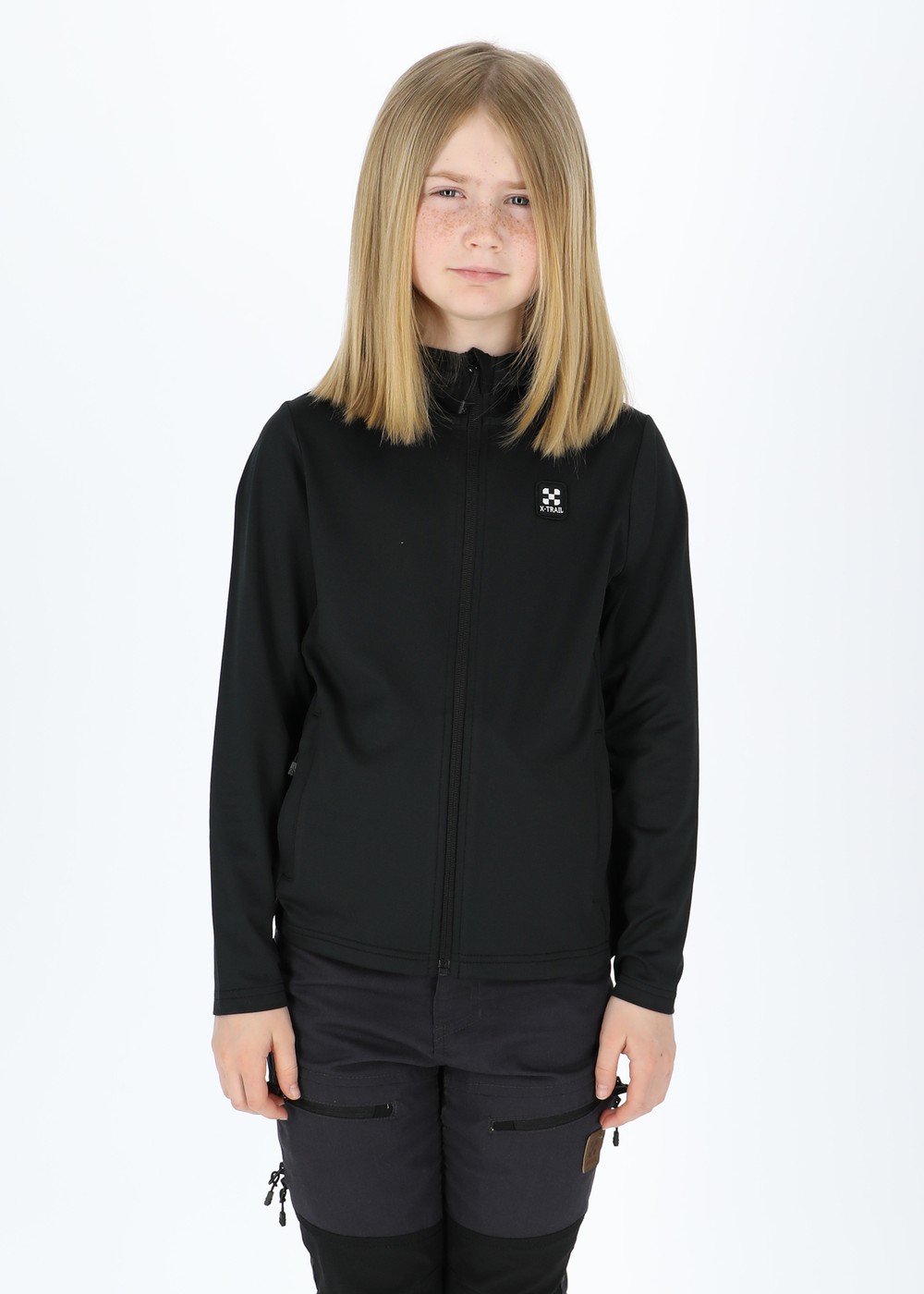 Active Fullzip Hood Jr, Black, 130, Hoodies | Junior - Kläder - Tröjor - Hoodies | Padelspecialisterna