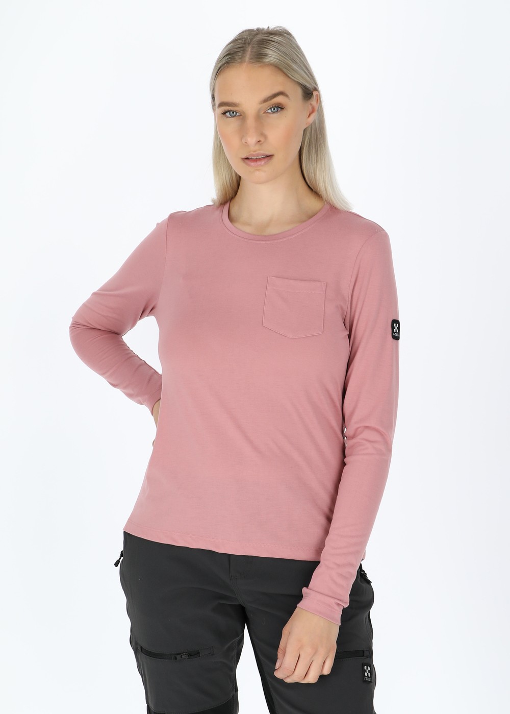 Colorado Tee Long Sleeve W, Dusty Rose, 44, T-Shirts | Dam - Kläder - T-shirts | Padelspecialisterna