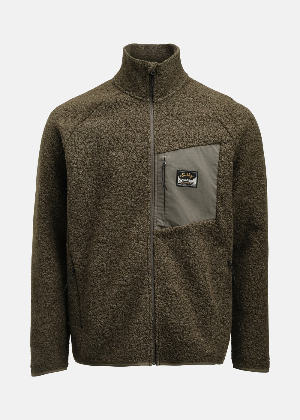Flok Wool Ms Pile, Forest Green, S, Fleecetröjor | Herr - KlÀder - Tröjor - Fleecetröjor | Padelspecialisterna