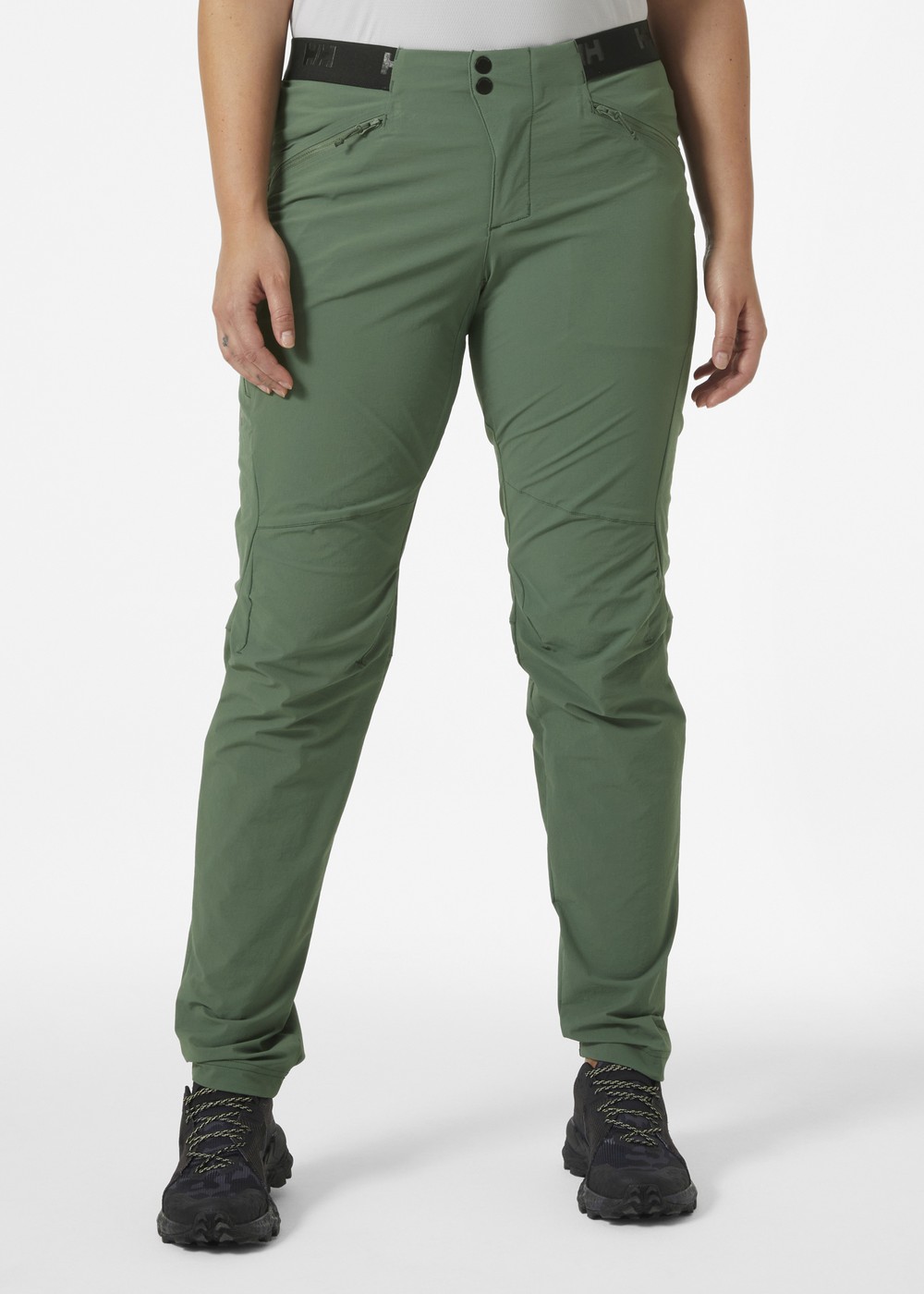 W Rask Light Softshell Pant, 476 Spruce, L, Byxor | Dam - Kläder - Byxor | Padelspecialisterna