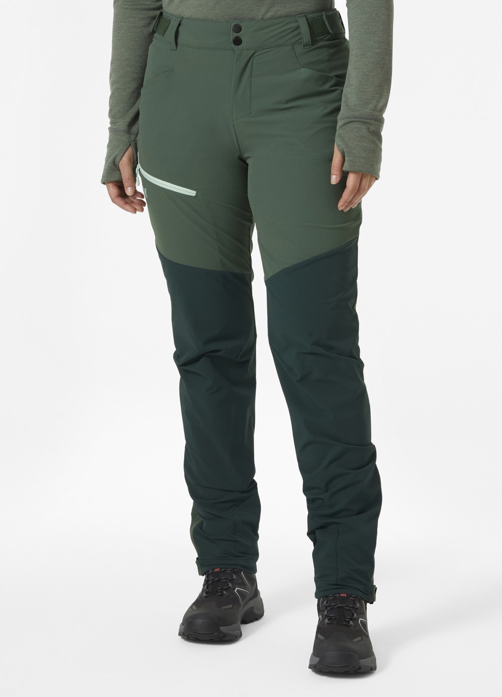 W Blaze Softshell Pant, 476 Spruce, S, Byxor | Dam - Kläder - Byxor | Padelspecialisterna