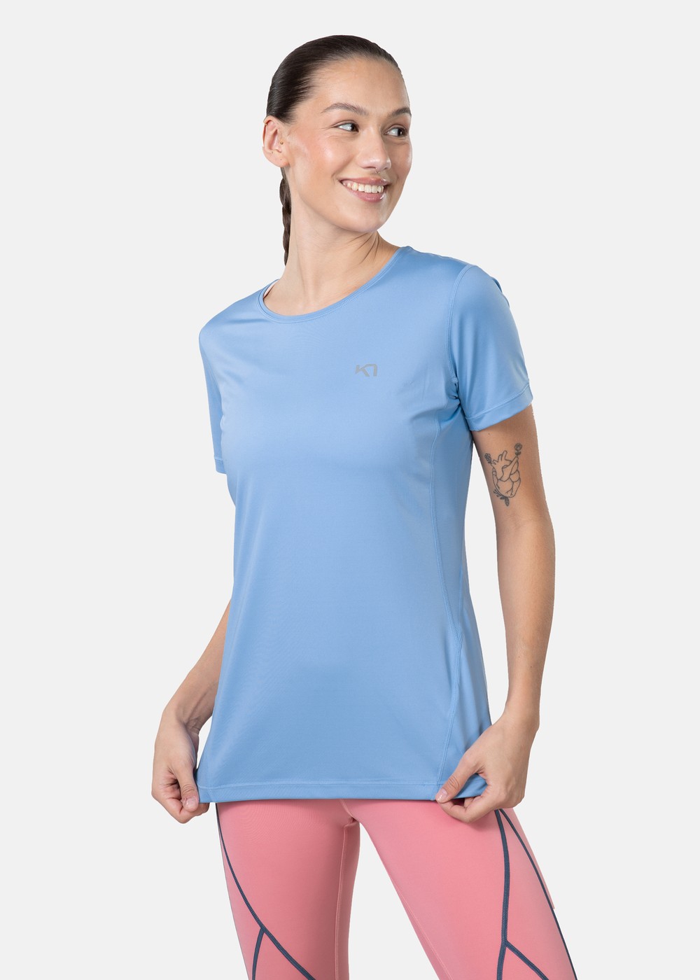 Nora 2.0 Tee, Pastel Light Blue, L, Löpar-T-Shirts | Dam - Aktivitet - LöparklÀder - Löpar-t-shirts | Padelspecialisterna