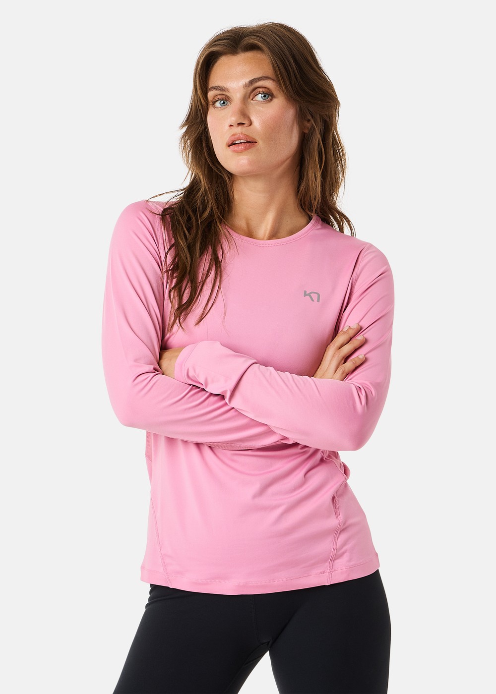 Nora 2.0 Long Sleeve, Dusty Pink, M, Löparkläder | Sport & aktivitet - Sporter - Löpning - Löparkläder | Padelspecialisterna