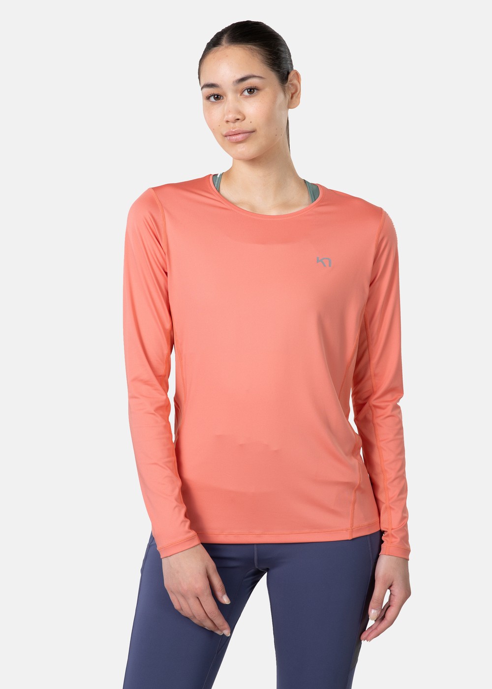Nora 2.0 Long Sleeve, Peach Pink, S, Löparkläder | Sport & aktivitet - Sporter - Löpning - Löparkläder | Padelspecialisterna