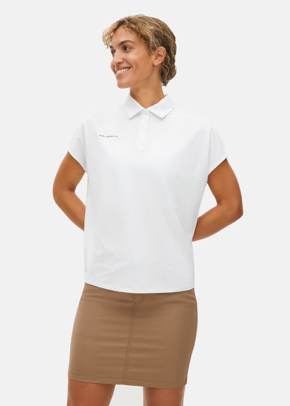 Corinne Loose Poloshirt, White, 3xl, Funktionspikéer | Mode - Pikétröjor - Funktionspikéer | Padelspecialisterna