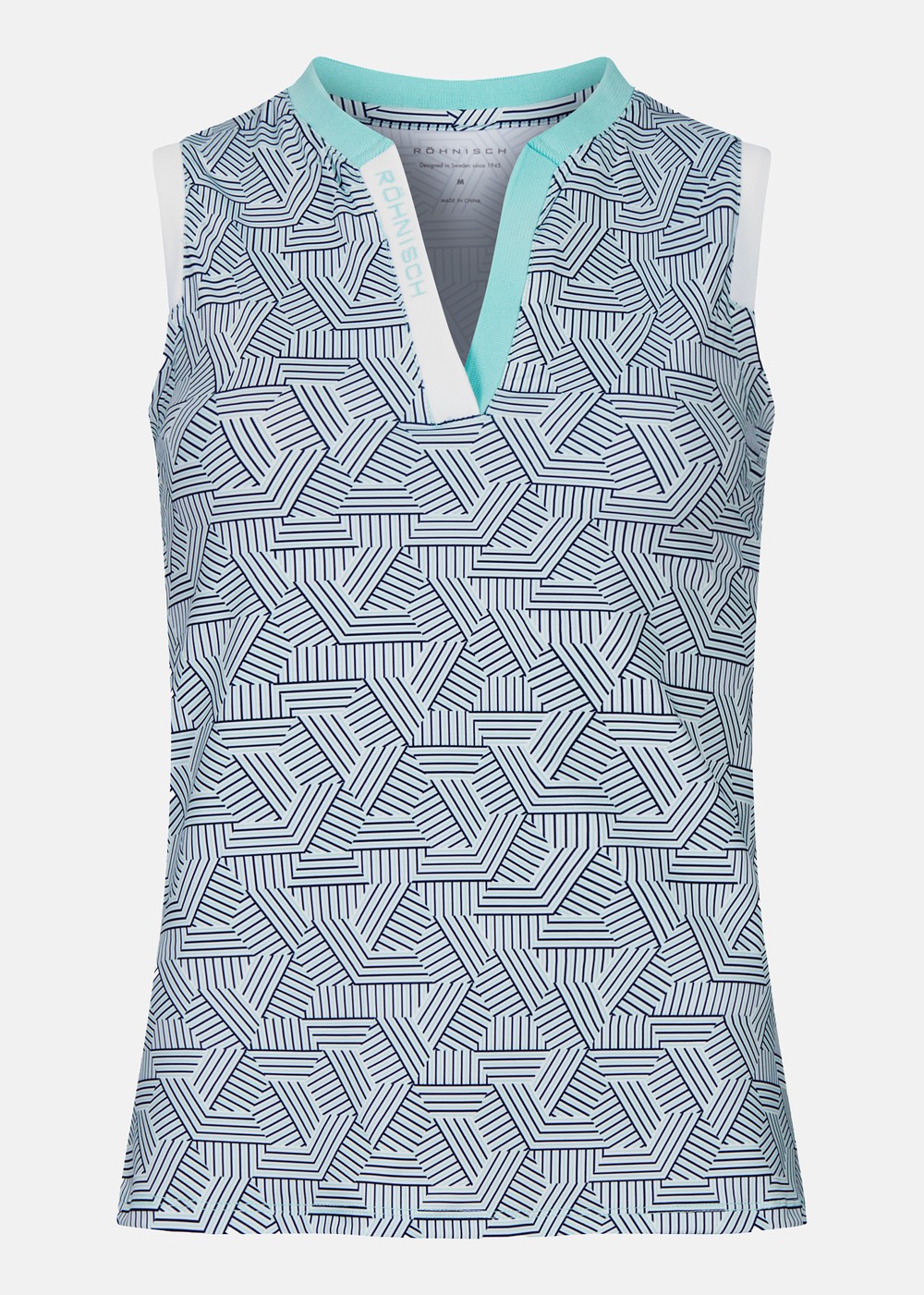 Abby Sleeveless Top, Hexagon Mint, M, Löpar-Linnen | Dam - Aktivitet - Löparkläder - Löpar-linnen | Padelspecialisterna