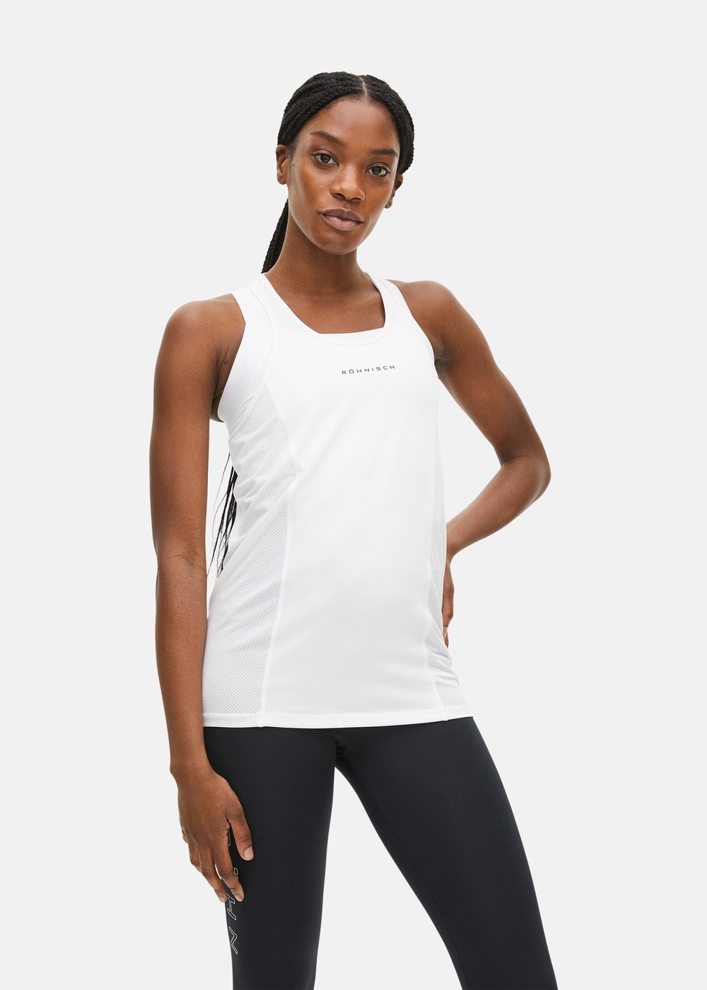 Kay Back Singlet, White, Xl, Löpar-T-Shirts | Dam - Aktivitet - Löparkläder - Löpar-t-shirts | Padelspecialisterna