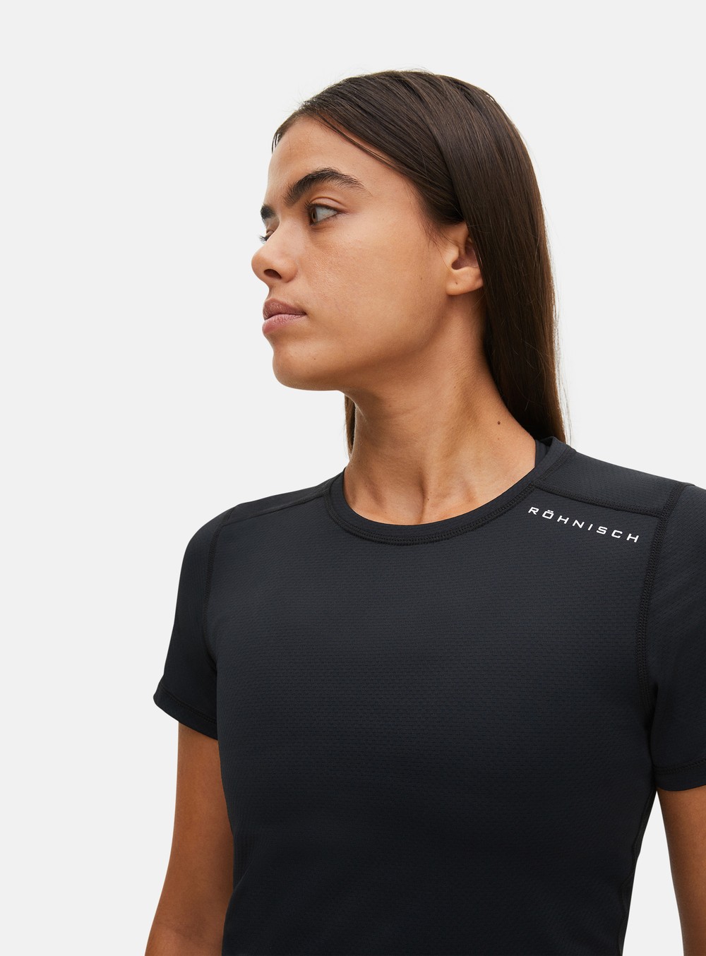 Jacquard Tee, Black, Xl, Tränings-T-Shirts | Dam - Aktivitet - Träningskläder - Tränings-t-shirts | Padelspecialisterna
