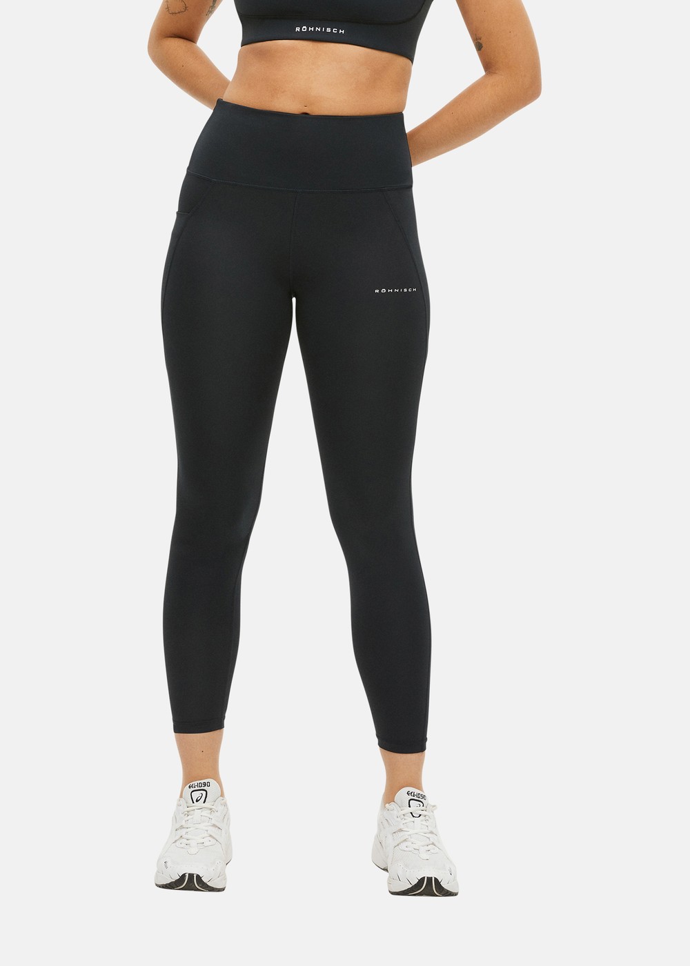Flattering Curved High Waist T, Black, Xs, Långa Tights | Dam - Kläder - Tights - Långa tights | Padelspecialisterna