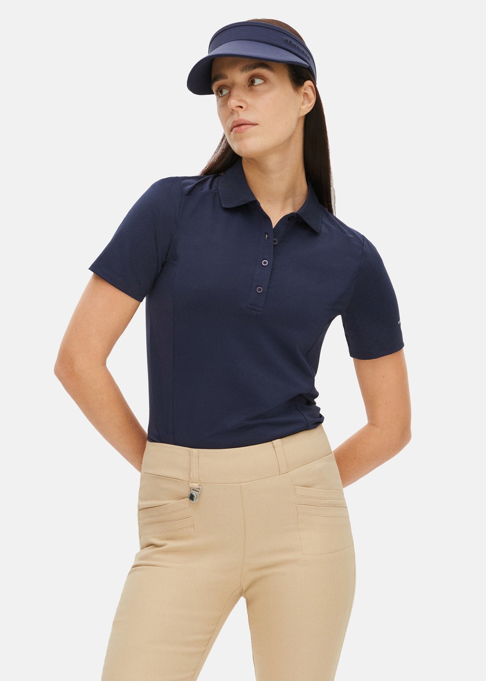 Rumie Poloshirt, Navy, S, Funktionspikéer | Mode - Pikétröjor - Funktionspikéer | Padelspecialisterna