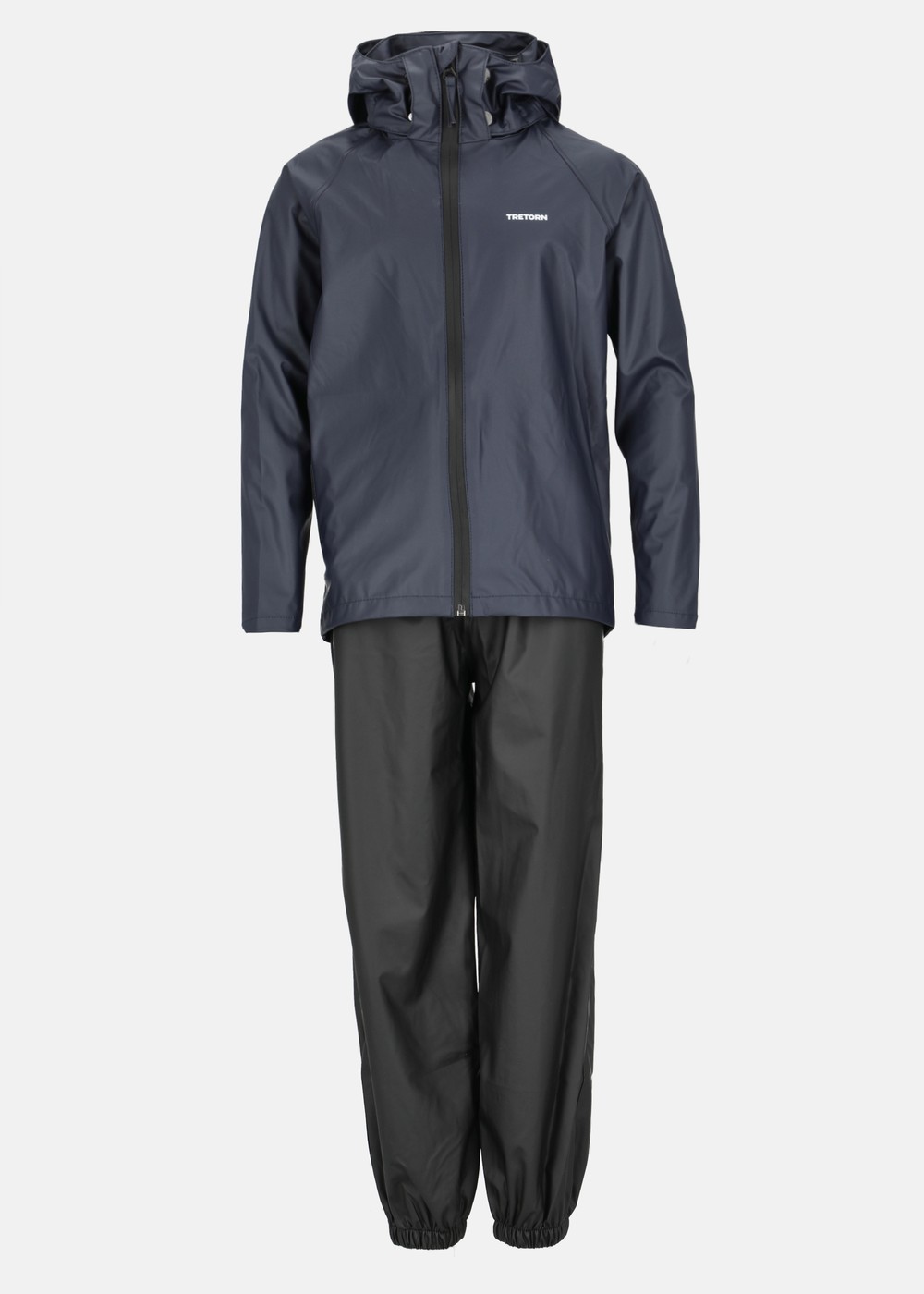 Kids Packable Rainset, 080/Navy, 110/116, Regnjackor | Junior - Kläder - Regnkläder - Regnjackor | Padelspecialisterna