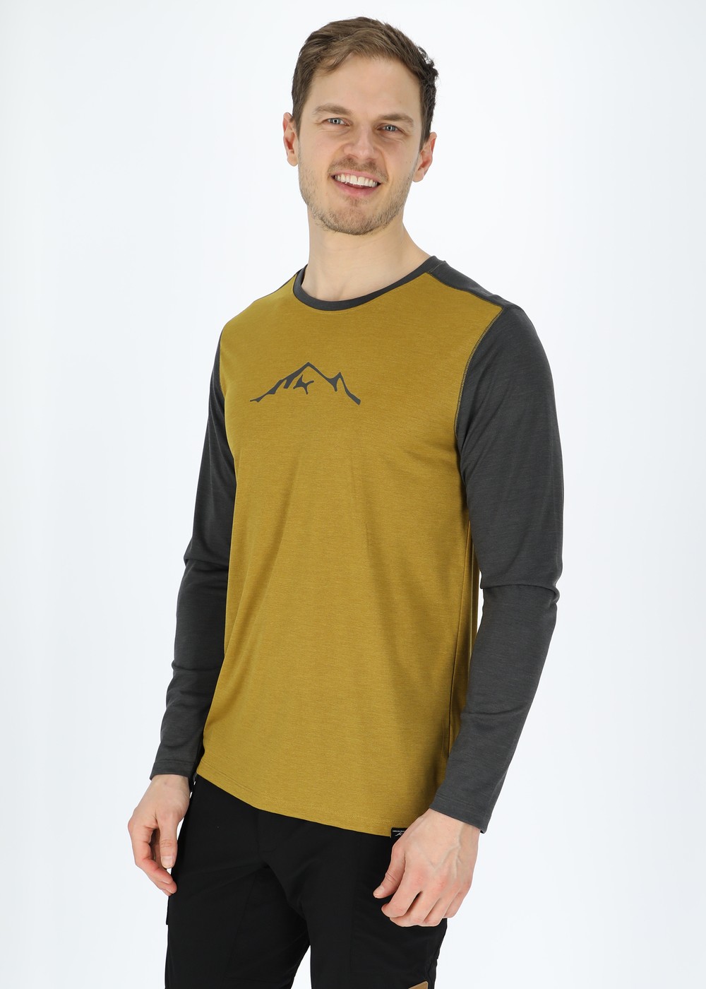 Trondheim Lyocell Long Sleeve, Almond/Charcoal, 2xl, T-Shirts | Herr - Kläder - T-shirts | Padelspecialisterna