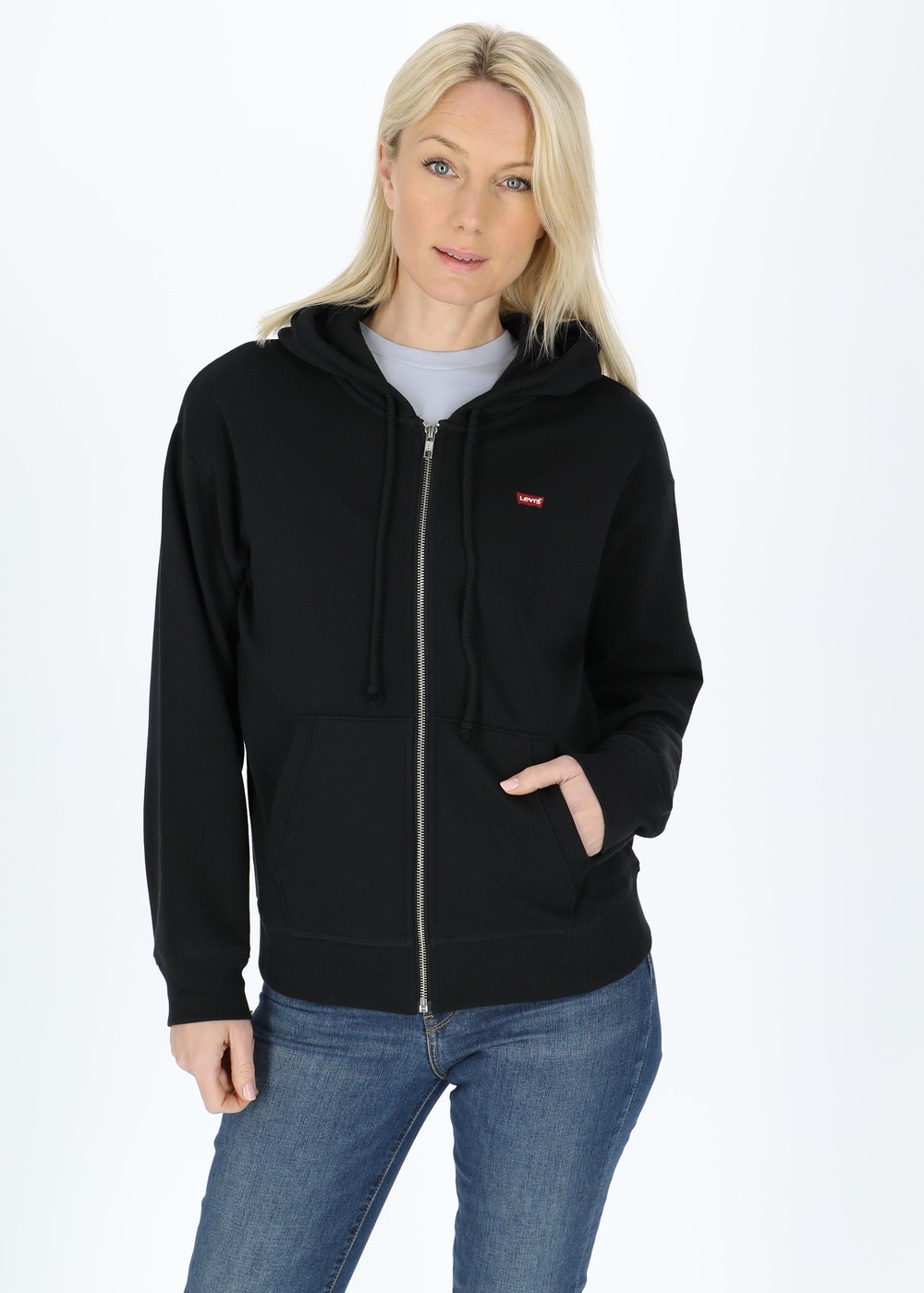 Standard Zip Hoodie, Caviar, L, Hoodies | Dam - Kläder - Tröjor - Hoodies | Padelspecialisterna
